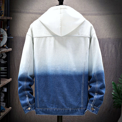 Men's Loose Denim Jacket - Stylish Casual Wear for Students