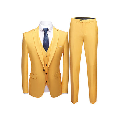 Men's Business Suit Set - Perfect for Weddings & Formal Events