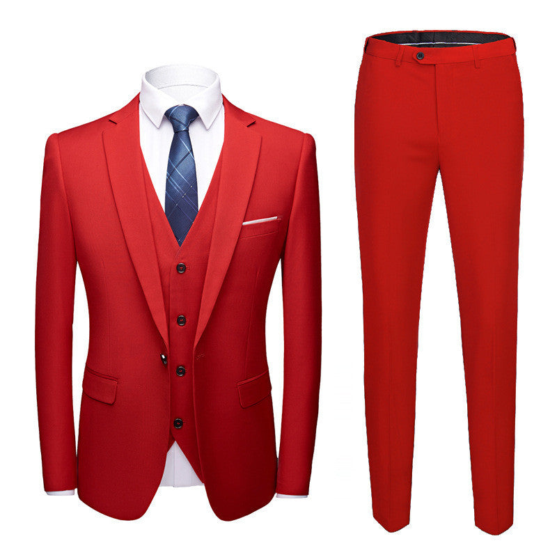 Men's Business Suit Set - Perfect for Weddings & Formal Events