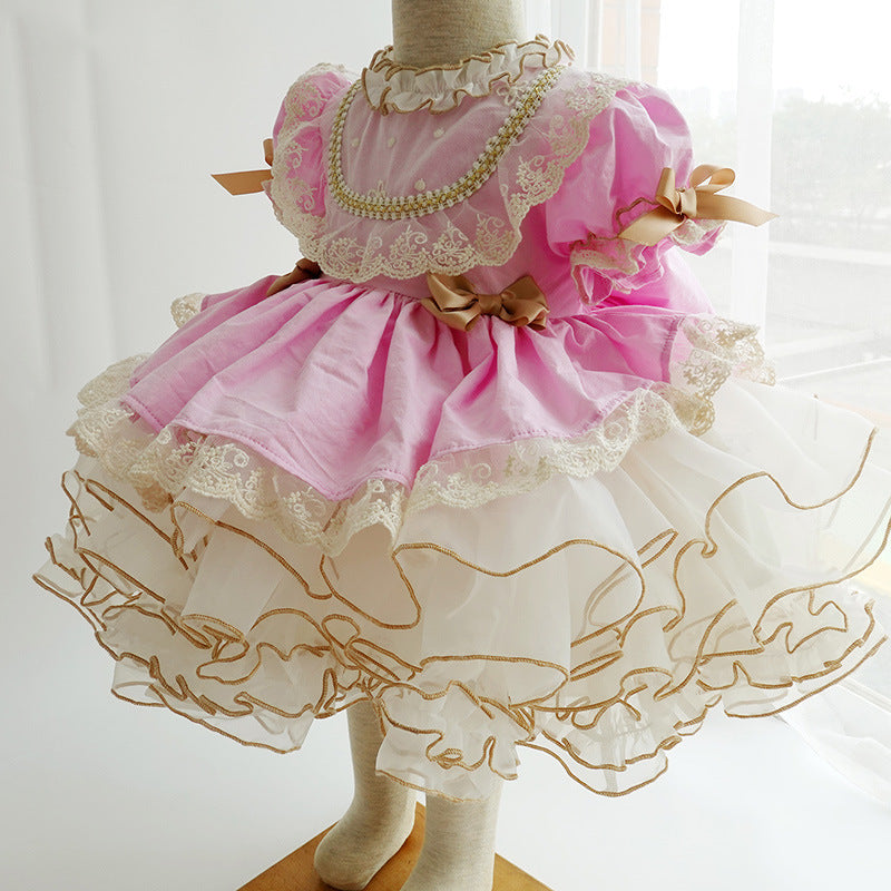 Spanish Princess Dress - Retro European Lolita Style for Girls