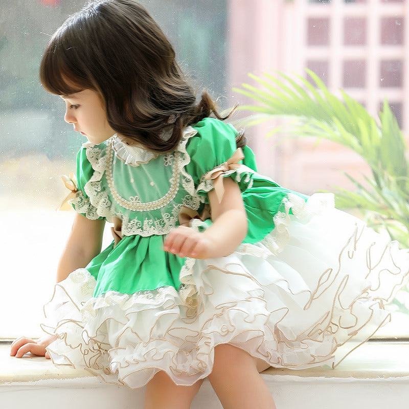 Spanish Princess Dress - Retro European Lolita Style for Girls