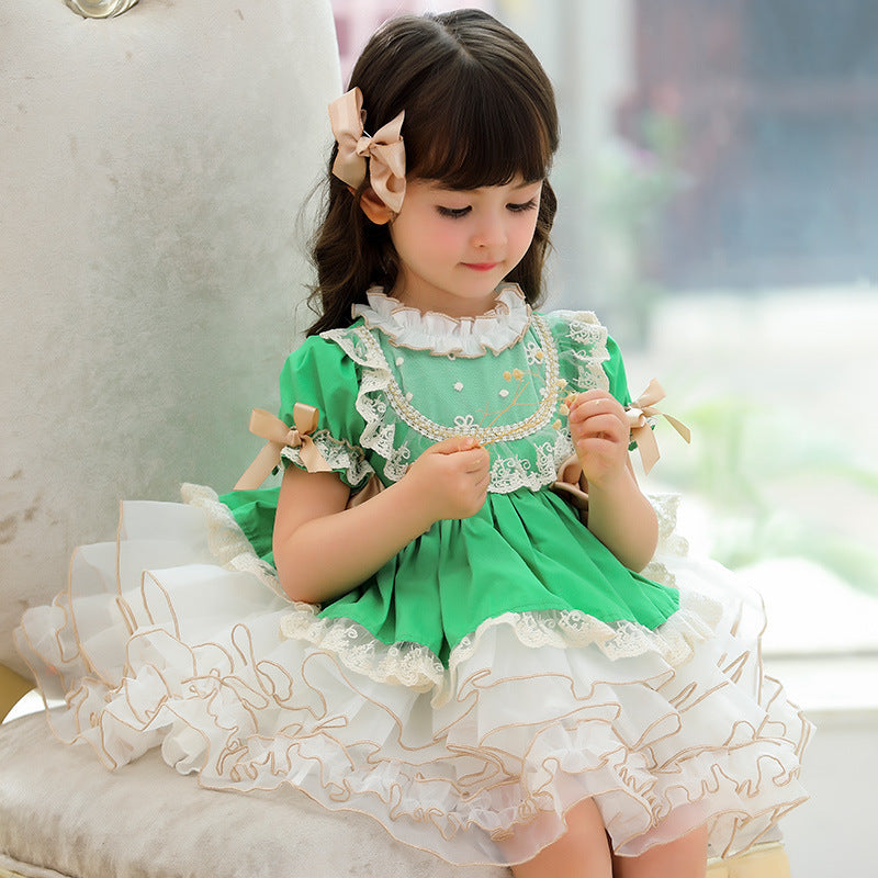 Spanish Princess Dress - Retro European Lolita Style for Girls