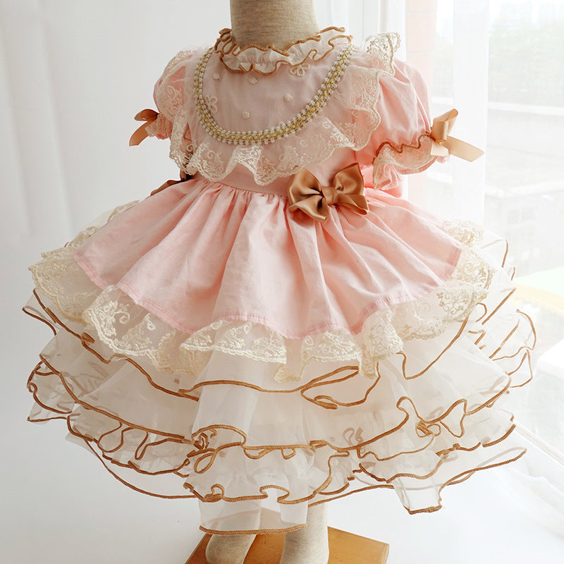 Spanish Princess Dress - Retro European Lolita Style for Girls