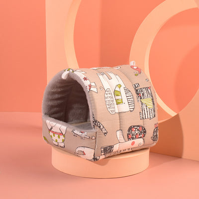 Cotton Hamster Nest - Cozy Pet Habitat and Supplies