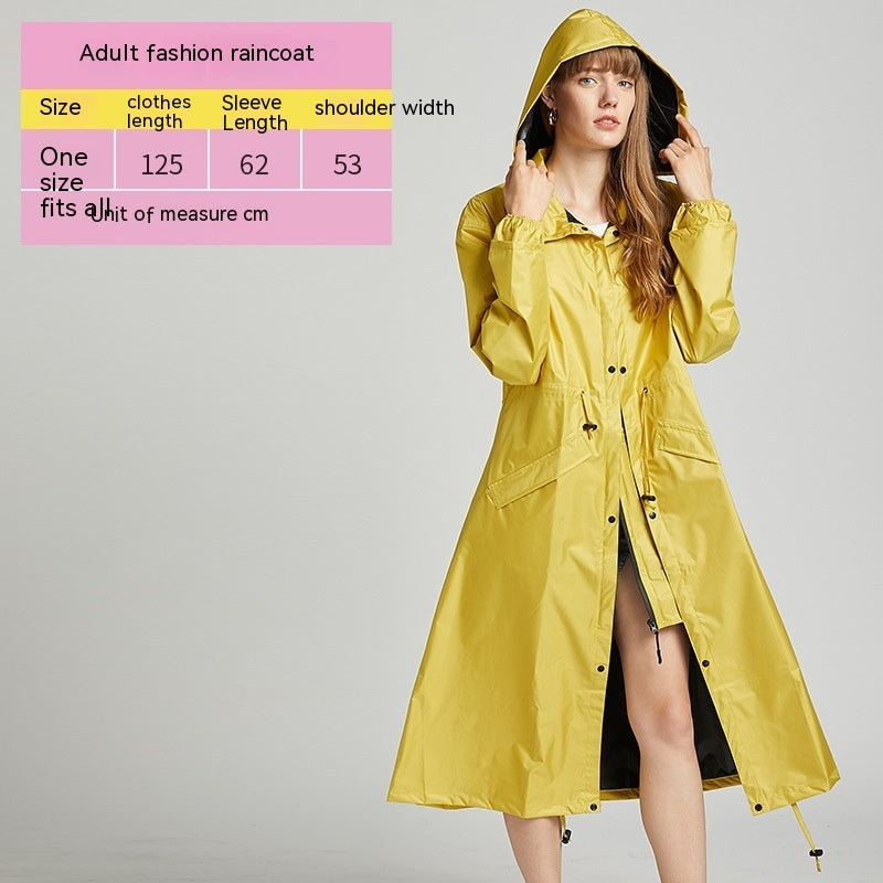 Rainproof Long Plus-sized Waterproof Raincoat