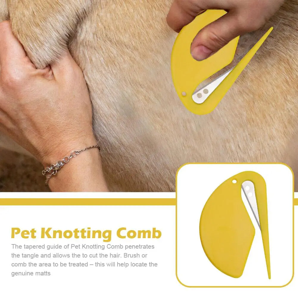 Pet Knotting Comb - Painless and Effective Grooming Tool