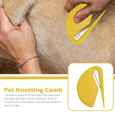 Pet Knotting Comb - Painless and Effective Grooming Tool