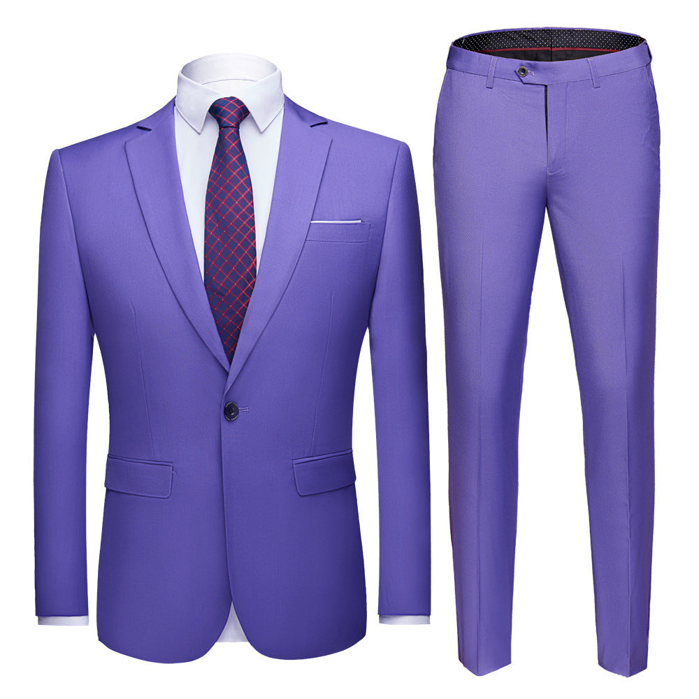 Men's Business Suit Set - Perfect for Weddings & Formal Events