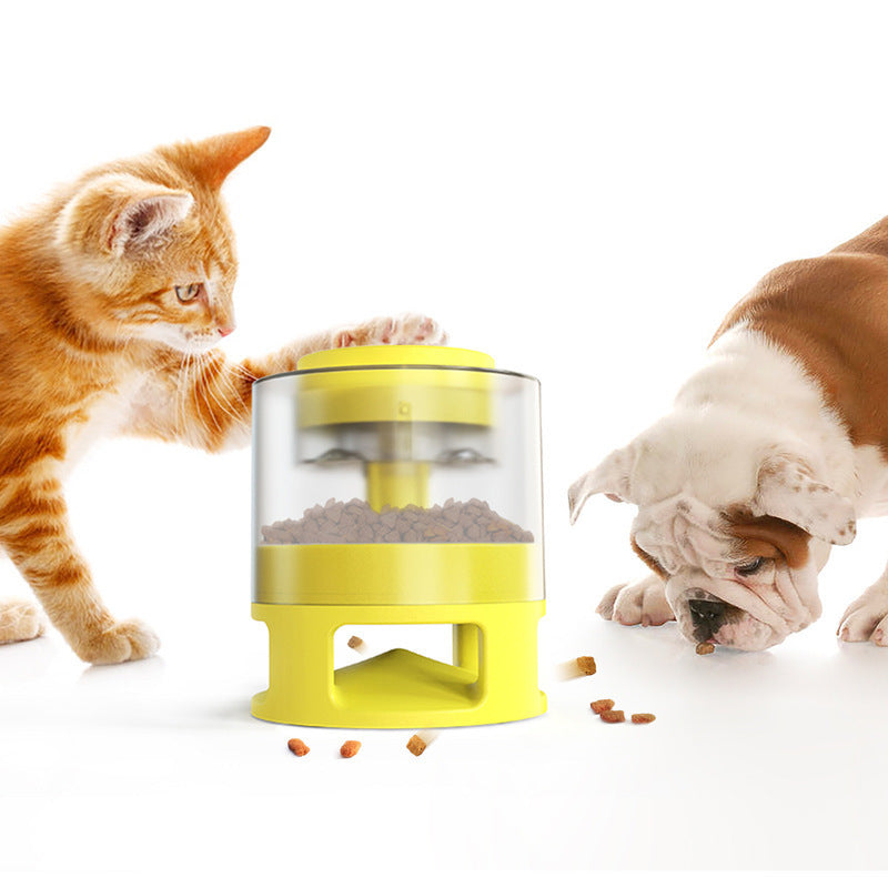 New Pet Toy - Slow Food Catapult for Interactive Play