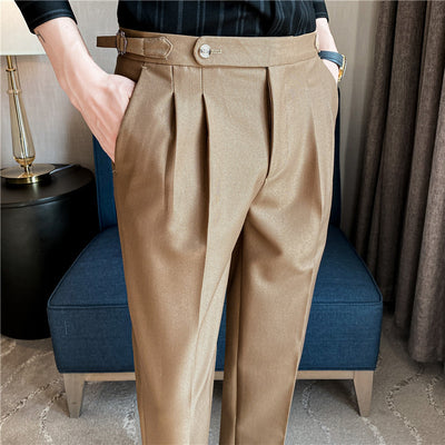 Classic British Casual Pants for Gentlemen