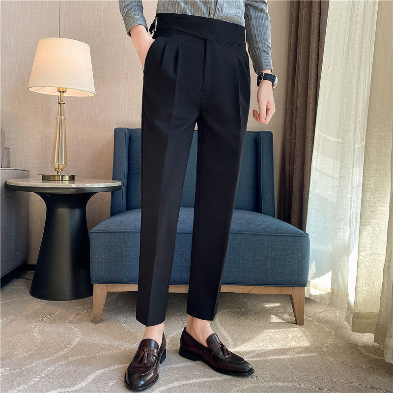 Classic British Casual Pants for Gentlemen