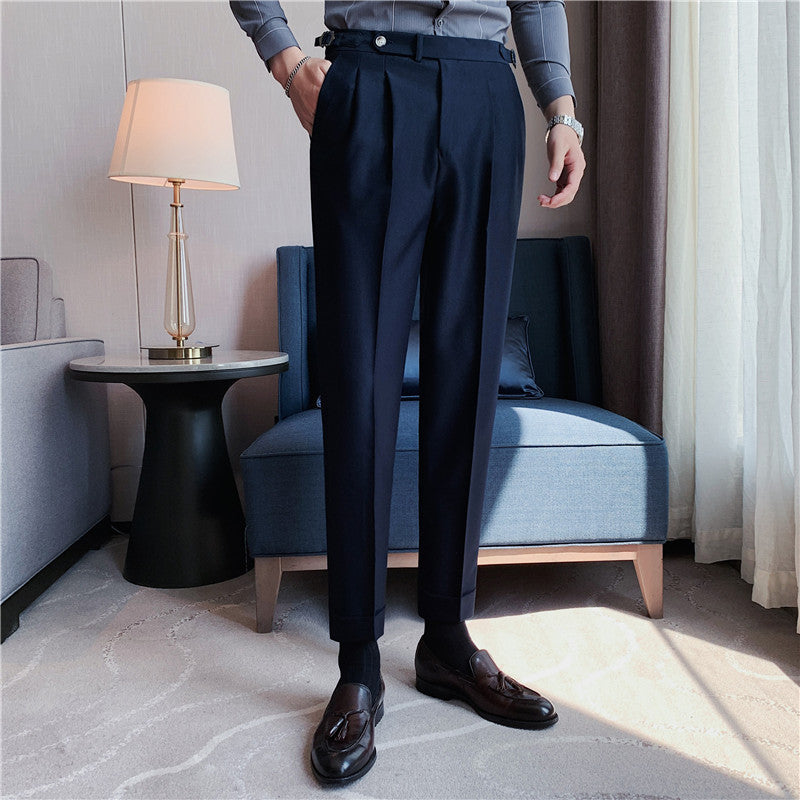 Classic British Casual Pants for Gentlemen