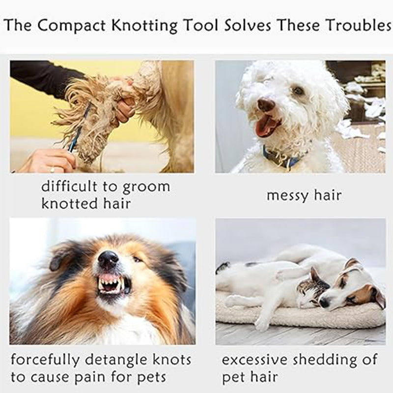 Pet Knotting Comb - Painless and Effective Grooming Tool