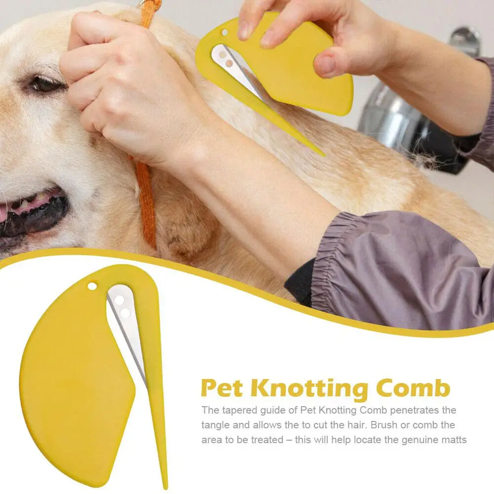 Pet Knotting Comb - Painless and Effective Grooming Tool